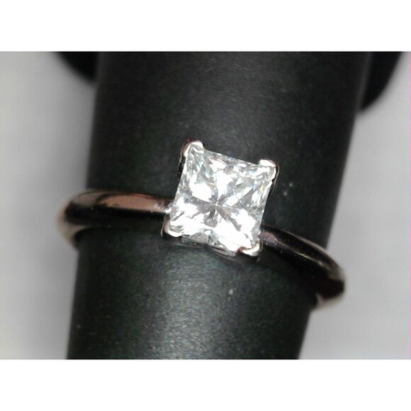 DIA .50CTW PRINCESS ENGAGEMENT RING SIZE 4.5 (148033-1)